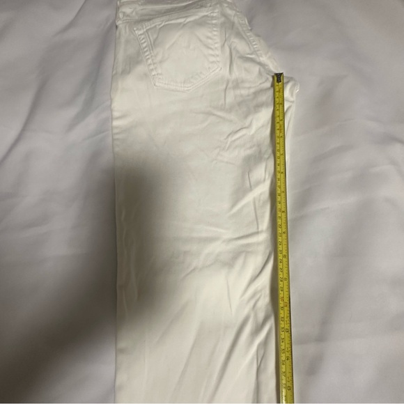 Adriano Goldschmied Women's jeans the Stevie ankle slim straight ankle White 28R - Picture 12 of 16